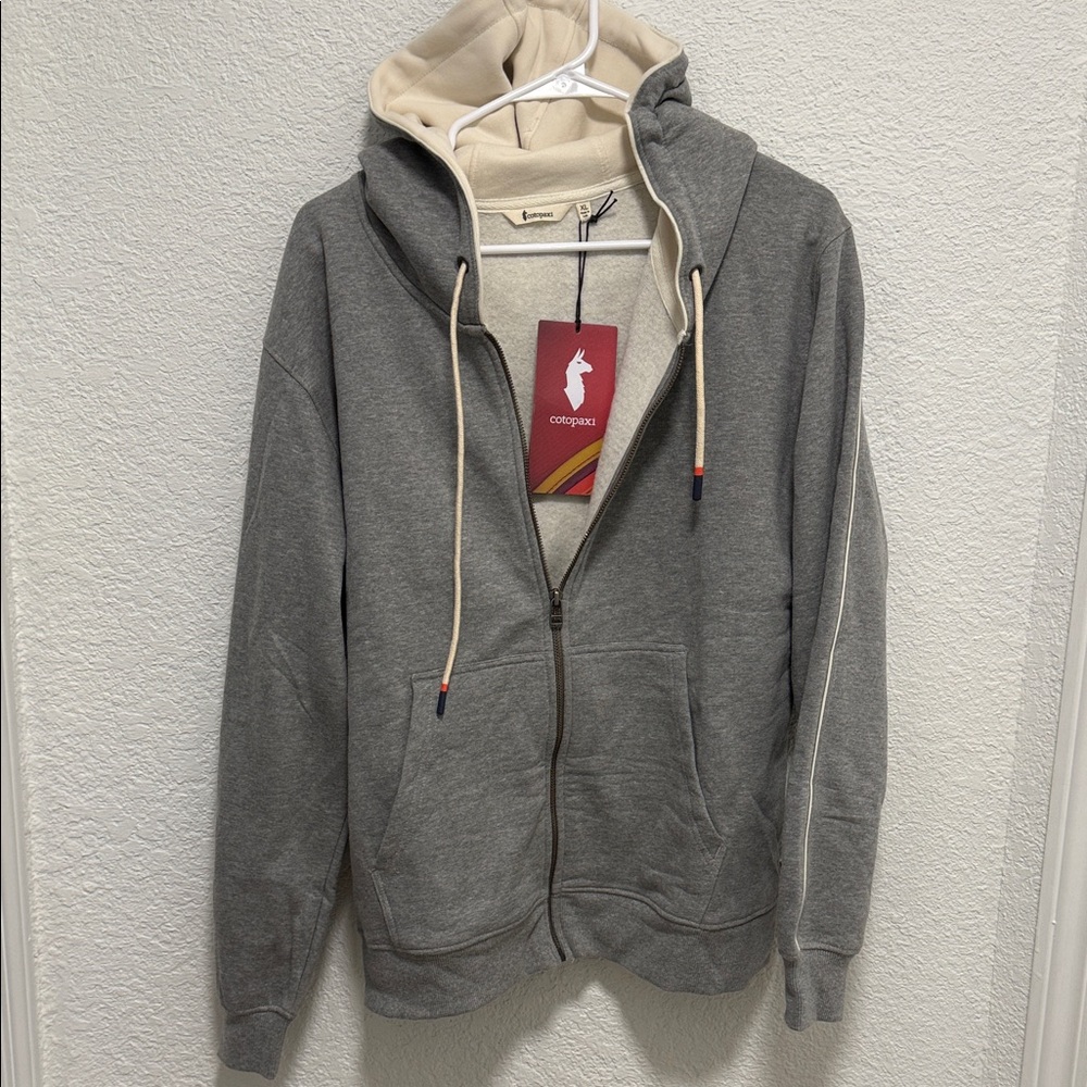Gray Cotopaxi zip up hoodie-women’s